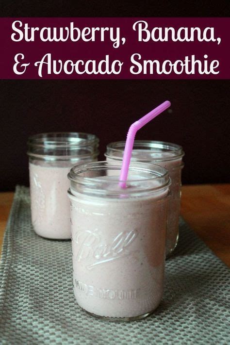 The fruity pink layer is all strawberries and banana, while the creamy green layer is made with avocado, almond milk, and honey for sweetness. Strawberry, Banana, and Avocado Smoothie - Organize ...