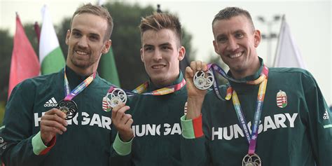 He also won the gold at the modern pentathlon world cup 2010 held in medway, gb. Öttusa-Eb: ezüstérmes Marosi Ádám és a férfi csapat