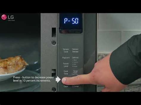 Press the defrost button on your microwave. LG Microwave - How to Use the Defrost Cycle - YouTube