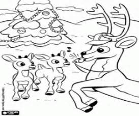 Die weihnachten malvorlagen genannt rudolph das rentier nach einfärbung. Ausmalbilder Rudolph das Rentier mit der roten Nase ...