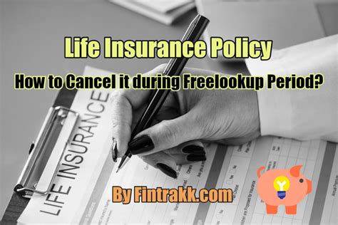 The process for canceling a permanent life insurance policy is more complicated. How to Cancel a Life Insurance Policy during Free-Look Period? | Fintrakk