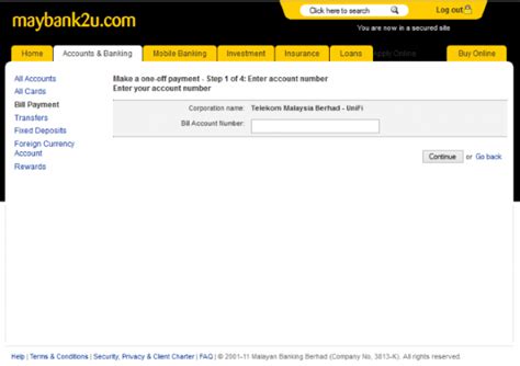 Pay your landline bharatfibre(ftth) corporate did bills. Pay utility bill online using Maybank2u (Telekom, TNB ...