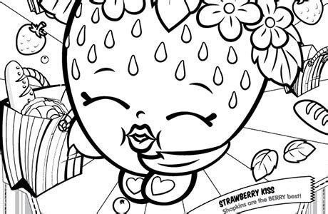 Shopkins strawberry kiss coloring book pages | how to draw and color shopkins strawberry kiss and lippy lips coloring book pages for kids. Shopkins Coloring Pages Online at GetColorings.com | Free ...