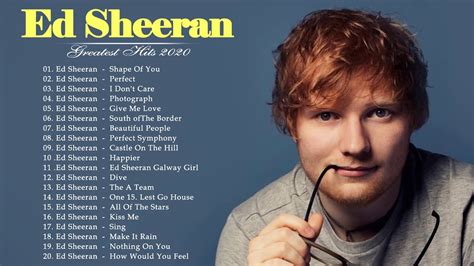 Listen to music from ed sheeran like shape of you, photograph & more. Ed Sheeran Greatest Hits Full Album 2020 -Ed Sheeran Best ...