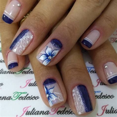 Uñas de decoradas con pedrería. 377 Likes, 5 Comments - ️💅Juliana Tedesco ️ ...