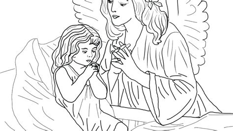 Free guardian angel coloring page. Guardian Angel Coloring Page at GetDrawings | Free download