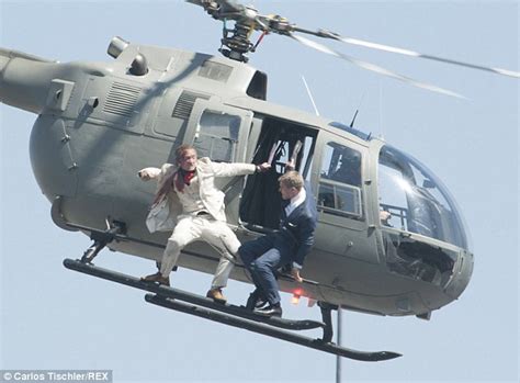 But it was his noticeably younger stunt double who. Daniel Craig's stunt double fights balancing on a chopper ...