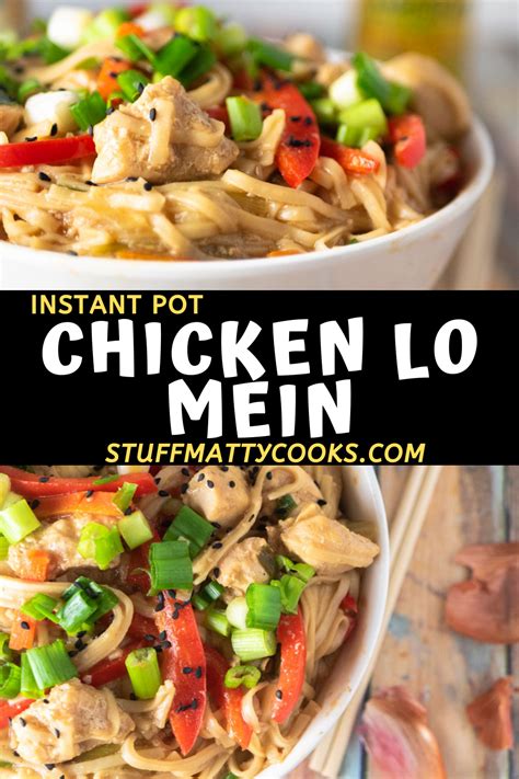 Our instant pot chicken lo mein is the best way to enjoy easy, healthy, and flavorful lo mein. This Chicken Lo Mein Recipe is delicious and better than ...