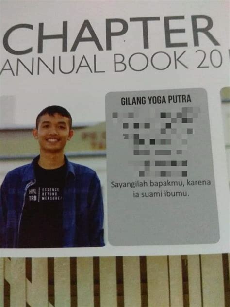 Kayaknya dia mau jadi binaragawan deh Kesan Pesan Buku Tahunan Sma Yang Lucu - Info Berbagi Buku