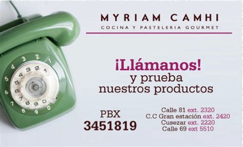 Luego de más de 40 años de carrera falleció la repostera colombiana myriam camhi, el anuncio lo hizo el director de la comunidad judía en colombia, marcos peckel a través de su cuenta de twitter. Myriam Camhi (@MyriamCamhi) | Twitter