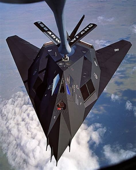 You fly classified missions into six theaters, where success opens up stealthy flying. F-117 refueling in the air | Aircraft, Stealth aircraft ...