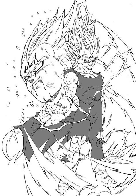 #vegeta #goku #kakaroto #dragonballz #miraitrunks #fanart#. Majin vegeta - Dragon ball | Dragon ball artwork, Dragon ...