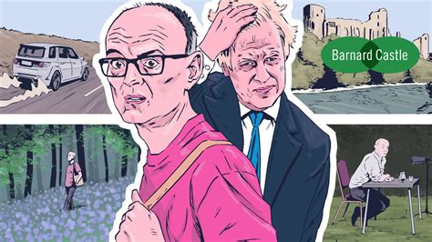 Reporters and protesters throng the streets of islington. An Oral History of Dominic Cummings's Barnard Castle Scandal