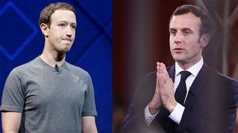 Macron is heavily criticised because the people surrounding him are not the smartest and look more so the guy who slapped macron is basically someone that is for the return of the king (and for the. Mark Zuckerberg va rencontrer Emmanuel Macron pour une ...