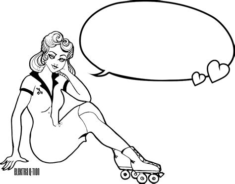 Supercoloring.com is a super fun for all ages: Roller Derby Coloring Pages at GetColorings.com | Free ...