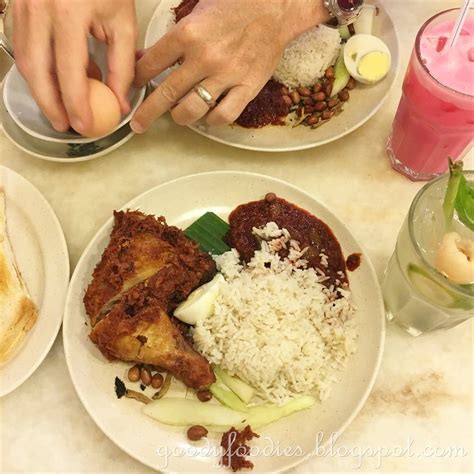 The national dish of malaysia, it is usually sold by the. GoodyFoodies: Village Park Restaurant - Famous Nasi Lemak ...