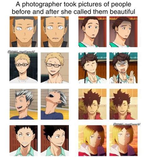 Sorting with pictures is advised but if you trust your memory that much please do go for it. Haikyuu!! on Facebook | Haikyuu anime, Haikyuu, Haikyuu meme