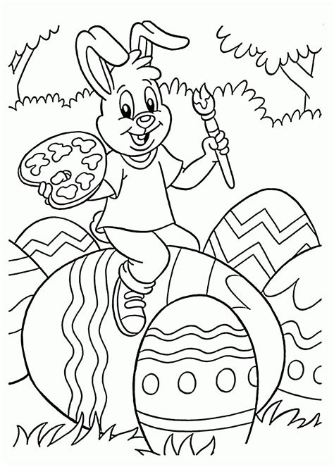 Flower coloring pages kids printable. 15 Printable Easter Coloring Pages | Easter coloring ...