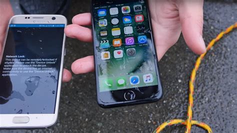 Mon iphone est rester sous la pluis et le haut parleur ne marche plus et le flash reste allumer y'a pas un moyen. iPhone 7 vs Galaxy S7: qui est le plus résistant sous l ...
