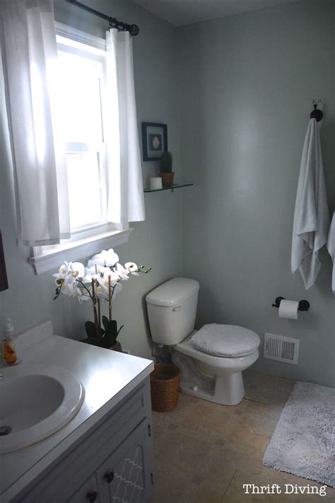 Dresser turned into bathroom vanity using customers old dresser. BEFORE & AFTER: My Pretty Painted Bathroom Vanity