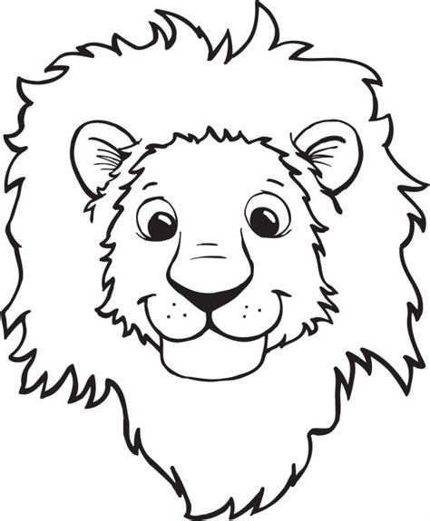 And yet the lion is in massive danger, especially from human intervention. Lion Smiling Face Coloring Page : Color Luna