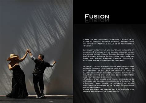 Après avoir été championne internationale de basket, la jeune femme se reconvertit dans la danse. n°1|Fusion : Présentation du spectacle - LE PAN POÉTIQUE ...