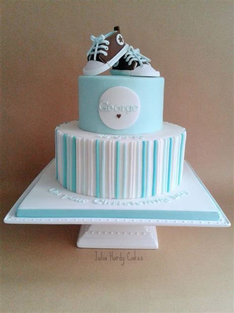 We get to the top of this hill, the path gets much easier. Converse Christening Cake | Baby shower cakes for boys ...