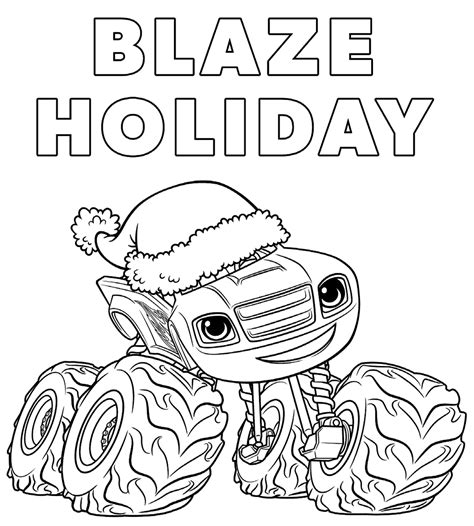 Top 25 truck coloring pages: Blaze And The Monster Machines Coloring Pages | Monster ...