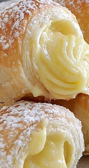 Heavenly find this and more italian recipes in my new and. Italian Cream Stuffed Cannoncini (Puff Pastry Horns) in ...