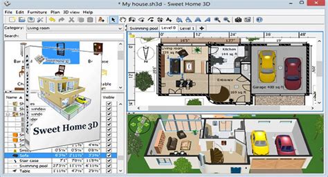 If you are new in the subject of 3d design . Sweet Home 3D 6.5.0 | TrucNet