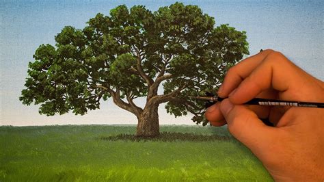 Why is it good to paint wood? How to Paint a Tree Using Acrylics | Quick Acrylic ...