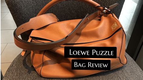 Loewe small puzzle bag color comparison review tan vs soft caramel 2020 with mod shots! Loewe Puzzle Bag Review - YouTube