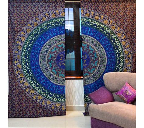 Maybe you would like to learn more about one of these? Indian mandala bedroom curtains, tapestry drapes, window ...