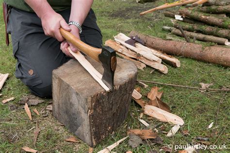 If you've any choice in the matter, keep off wood that is terribly tangled or set it away till later. Small Wood Splitting With Axe: Reliable In Camp & On The Trail