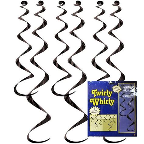 Magical, meaningful items you can't find anywhere else. Black Twirly Whirl Decorations | Windy city novelties ...