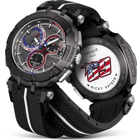 This piece is not currently available on our website but we may have one, or let us find it for you! Tissot T-Race Nicky Hayden 2017 Limited Edition Watch ...