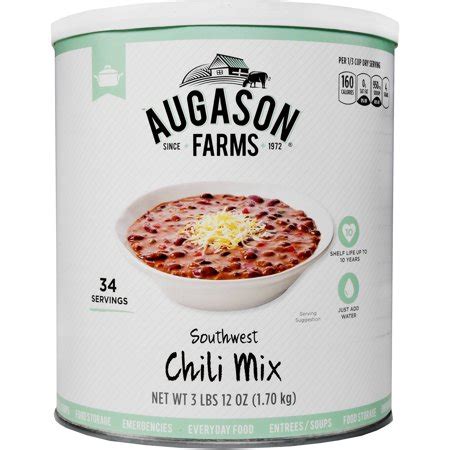 We did not find results for: Augason Farms Emergency Food Southwest Chili Mix, 60 oz ...