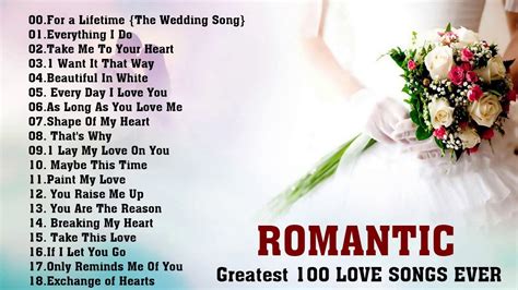 We've come up with a playlist of 19 of the best love songs for this chirpy, super 80s classic is the perfect wedding love song to walk back down the aisle as newlyweds to! Top 100 English Love Songs New Playlist 2020 - Best of ...