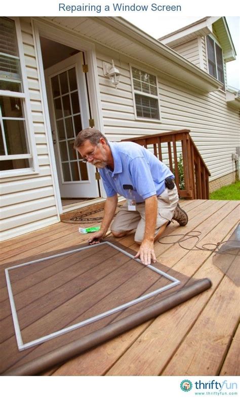 It's now set as your background. Repairing a Window Screen | Home repairs, Home fix, Diy ...