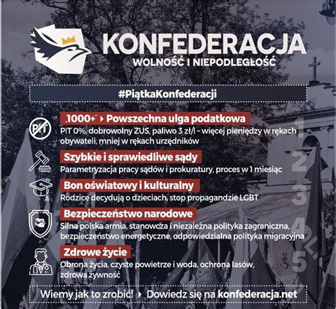 Program socjalny zakłamana nazwa programu społecznego. „Polska dla Ciebie". Konfederacja przestawia swoją „piątkę ...