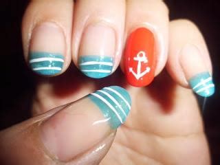 En los meses de calor el tema marinero o náutico es uno de los más populares en diseños para uñas. Uñas marineras. - Paperblog