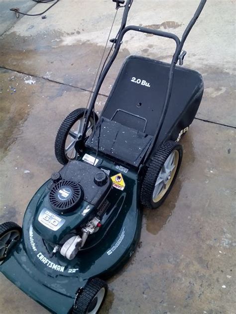 Craftsman 22 inch mulcher lawn mower. $100.00 Craftsman 6.0 horsepower 22 inch mulcher for Sale ...