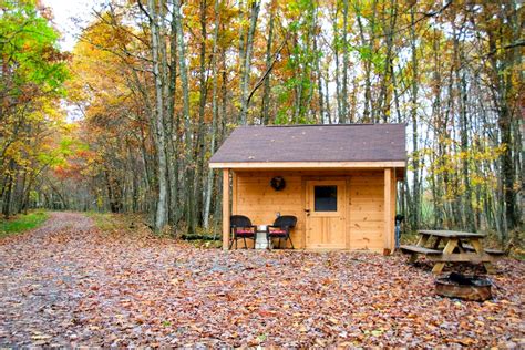 Credit card required at the time of reservation. Rental Cabin | Oakland, Maryland | Glamping Hub