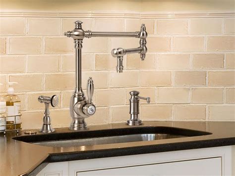 Waterstone is the only kitchen faucet manufacturer that offers a full suite of matching faucets, accessories and cabinet hardware. Waterstone Towson 12" Kitchen Faucet Suite. Shown in Satin ...