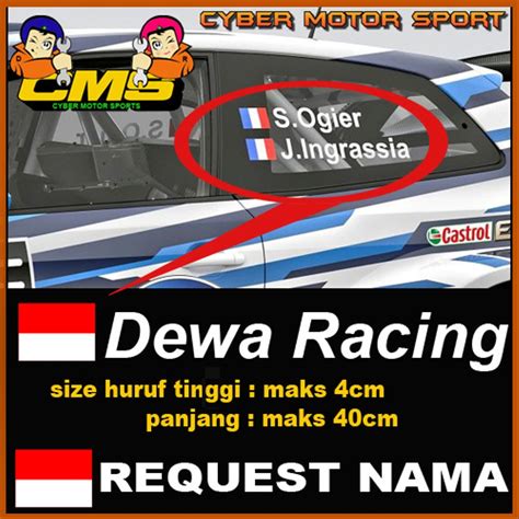 Maybe you would like to learn more about one of these? Gambar Stiker Racing Nama - Moa Gambar