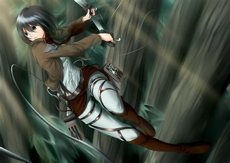 Find hd wallpapers for your desktop, mac, windows, apple, iphone or android device. Mikasa Fondo De Escritorio Shingeki No Kyojin