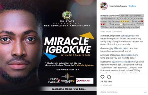 Imo state is one of the 36 states of nigeria, located in the southeast region of the country. #BBNaija: Miracle named Education Ambassador in Imo State