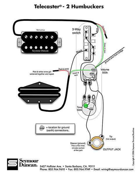 Type of wiring diagram wiring diagram vs schematic diagram how to read a wiring diagram. Fender American Standard Telecaster Hh Wiring Diagram - Database - Wiring Diagram Sample