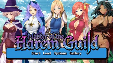 Large number of the story by the beautiful girl. Master of The Harem Guild (Adult Game) (Eroge 18 ...