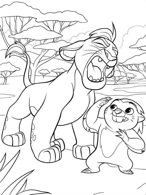 Return of the roar originally aired on disney jr. Lion Guard Coloring Pages - Best Coloring Pages For Kids